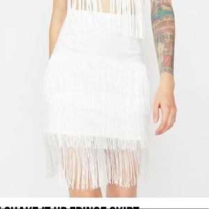 Fringe skirt